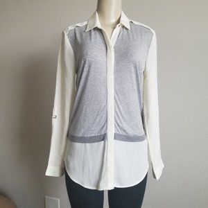 Calvin Klein Button Up Blouse XS